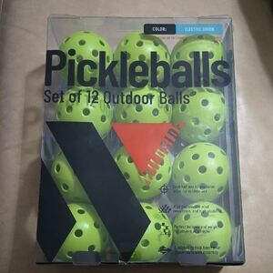 Electric Green Pickleballs Set